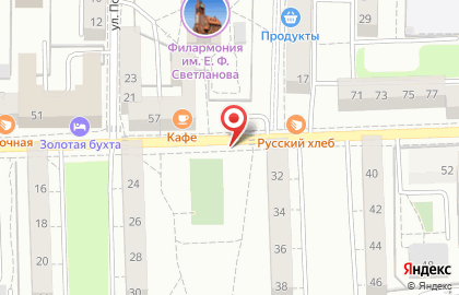 Ромб на улице Б.Хмельницкого на карте