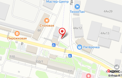 Шиномонтажная мастерская на Промышленной улице на карте
