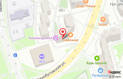 Банкомат ВТБ на Южнобутовской улице на карте