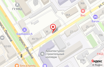 Алтайское краевое отделение Общероссийской общественной организации малого и среднего предпринимательства Опора России на карте