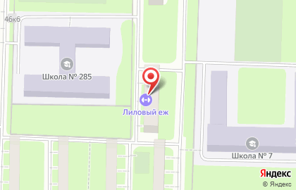 Школа танцев Лиловый еж на карте