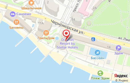 Клиника косметологии и лазерной эпиляции Gladis на Черноморской улице на карте