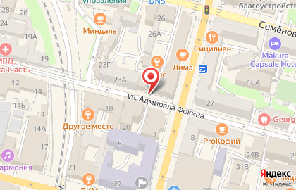 ЗАГС Фрунзенского района на улице Адмирала Фокина на карте