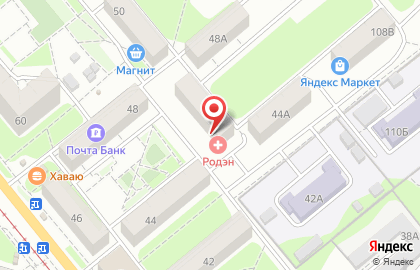Форсаж в Пролетарском районе на карте