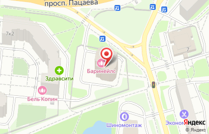Центр развития интеллекта Пифагорка на Совхозной улице в Химках на карте