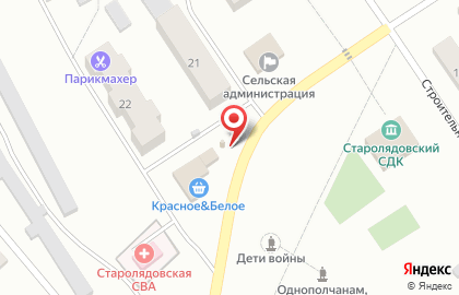 Киоск и водоматов Ново-Лядовская вода на улице Мира на карте