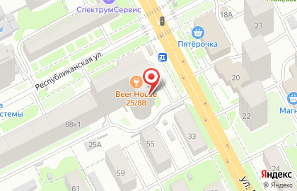 Служба экспресс-доставки Сдэк в Нижнем Новгороде на карте