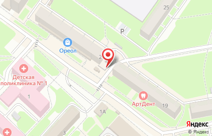 Киоск по продаже хлебобулочных изделий в Нижнем Новгороде на карте