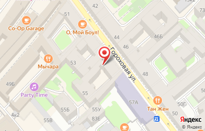 Клиника лазерной эпиляции Novolaser на Гороховой улице на карте