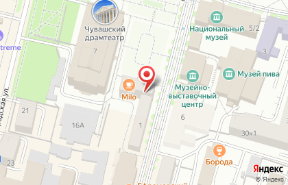 Кафе Пицетта в Чебоксарах на карте