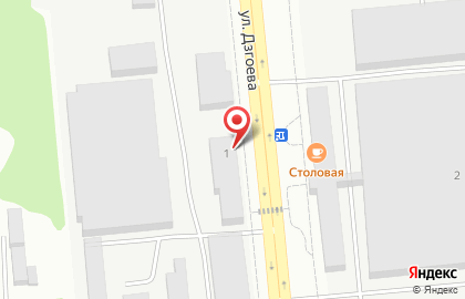 Буфет на улице Дзгоева на карте