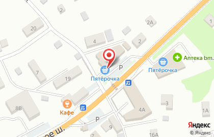 Супермаркет Виктория квартал в Калининграде на карте