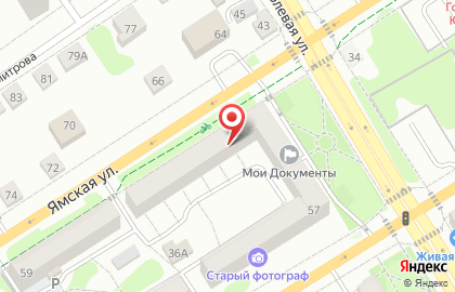 Многофункциональный центр Тюменской области ГАУ на Ямской улице на карте