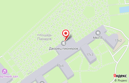 Московский дворец пионеров на карте