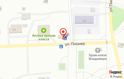 Продовольственный магазин в Кемерово на карте
