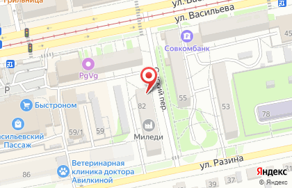 Фабрика натяжных потолков и жалюзи Милана на Степана Разина на карте