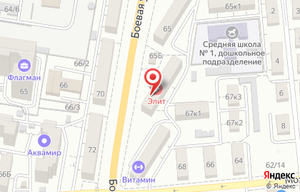 Стоматология Дантист на Боевой улице на карте