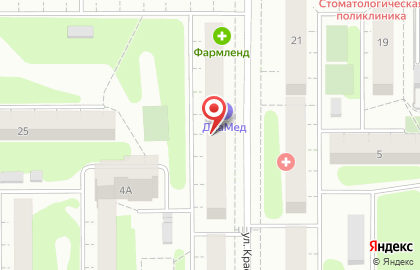 Магазин Красное & Белое на улице Красного Урала, 4 на карте