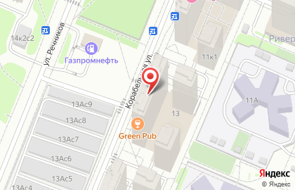 Магазин у дома Авокадо на Корабельной улице на карте