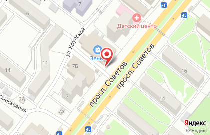 Магазин аксессуаров для электроники Чулан на проспекте Советов на карте