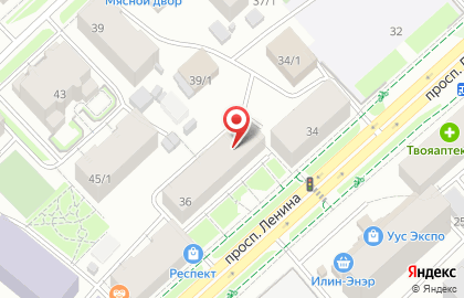 Торгово-монтажная компания Климат-комфорт на проспекте Ленина на карте