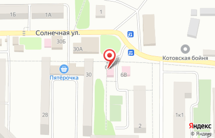 Аптека Аптека В6 на Солнечной улице на карте