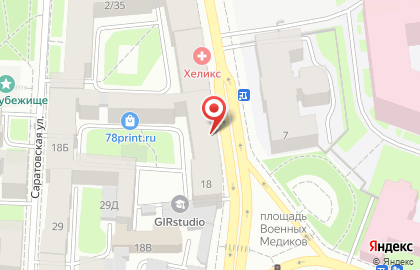Зоомагазин Филя в Выборгском районе на карте