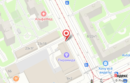Кафе Луна в Фрунзенском районе на карте