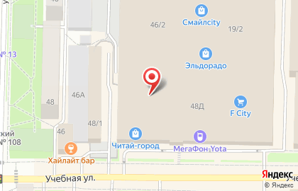 Банкомат Росбанк на Учебной улице на карте