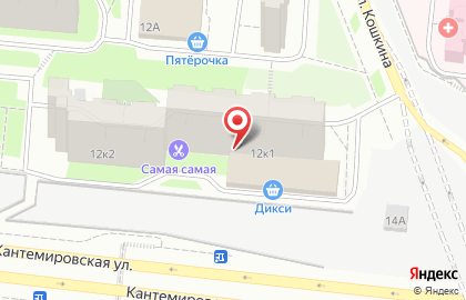 Сомово Мебель на Кантемировской на карте