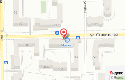 Аптека Новая на улице Строителей на карте