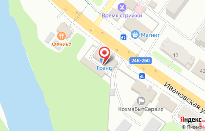 МегаФон на Ивановской улице на карте