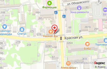 Медицинская компания Инвитро на Красной улице на карте