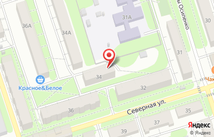 Лиза на Северной улице на карте