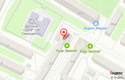Парикмахерская Весна на Комбайновой улице на карте