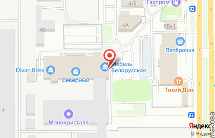Мебельный салон шкафов-купе Е1 на проспекте Кулакова на карте