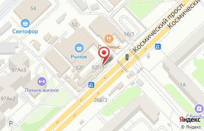 Теле2, ООО Интерантенна на Космическом проспекте на карте