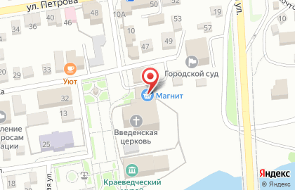 Гипермаркет Магнит в Ростове-на-Дону на карте