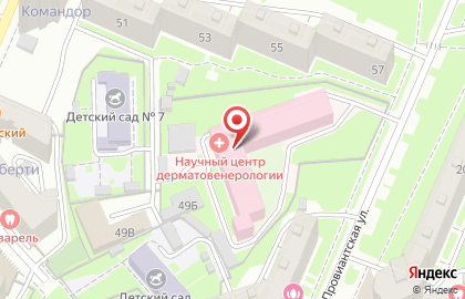 Государственный научный центр дерматовенерологии и косметологии на Ковалихинской улице на карте