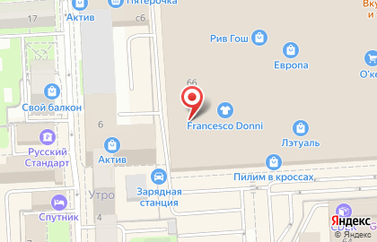 Магазин одежды NewYorker на Советской улице на карте