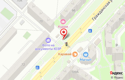 Фирменный магазин Юрма на Гражданской улице на карте