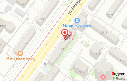 Магазин авточехлов Автокомфорт на улице Рихарда Зорге на карте
