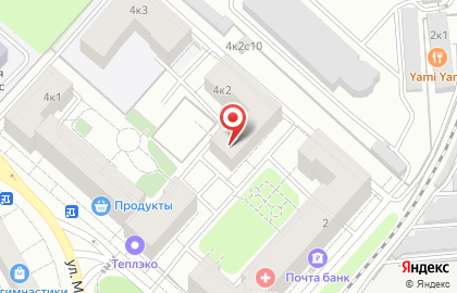 Курчатовская школа в Москве на карте