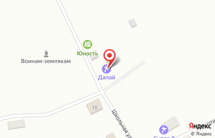 База отдыха Далай на Школьной улице на карте