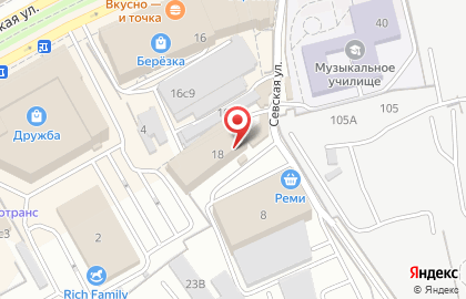 Парикмахерская Алина в Советском районе на карте