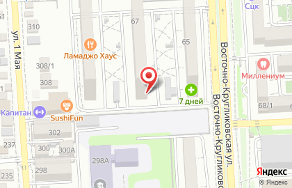 Ателье Манекен на Восточно-Кругликовской улице на карте