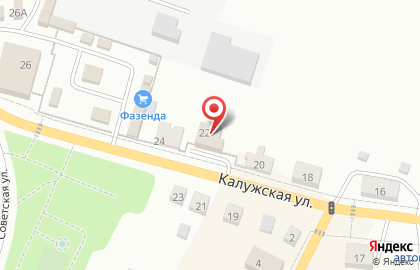 Интернет-магазин мебели Вашакомната.рф на Калужской улице на карте