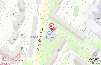 Банкомат АК Барс на Жигулёвской улице на карте