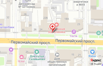 Военный следственный отдел по Рязанскому гарнизону Следственного комитета РФ на карте