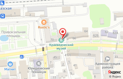Городской краеведческий музей на Красной улице на карте